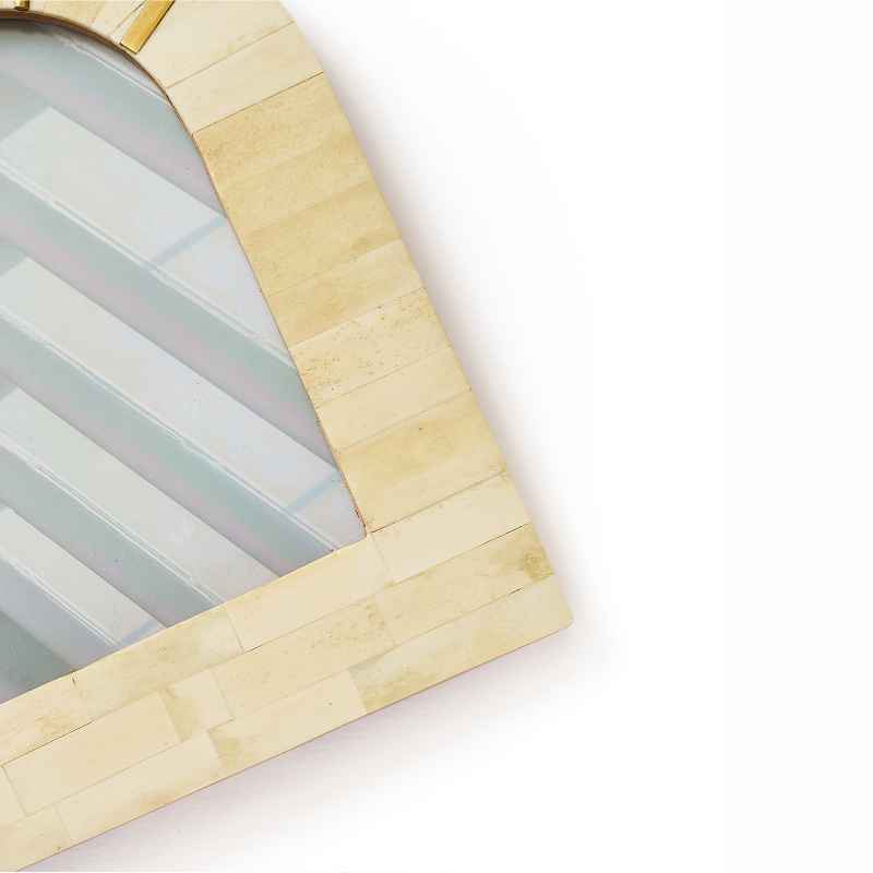 Carved Bone with Brass Arched Photo Frame, 4